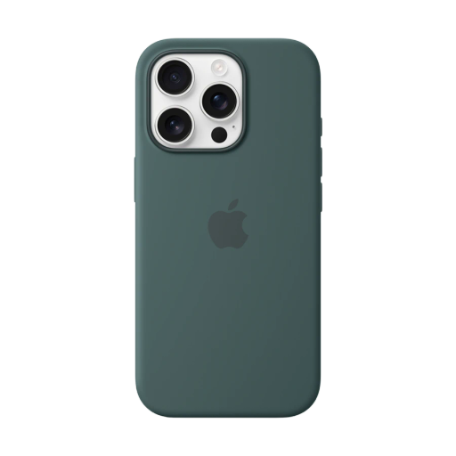 Apple Case Silicone Case with MagSafe Lake Green for iPhone 16 Pro